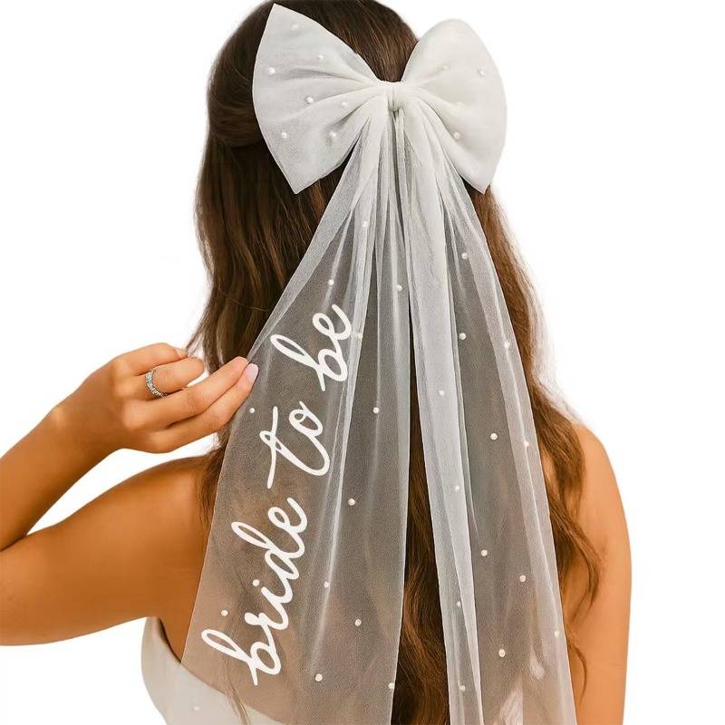 Wedding Supply List - Braut zu sein Schleifenschleier – Junggesellenabschied,