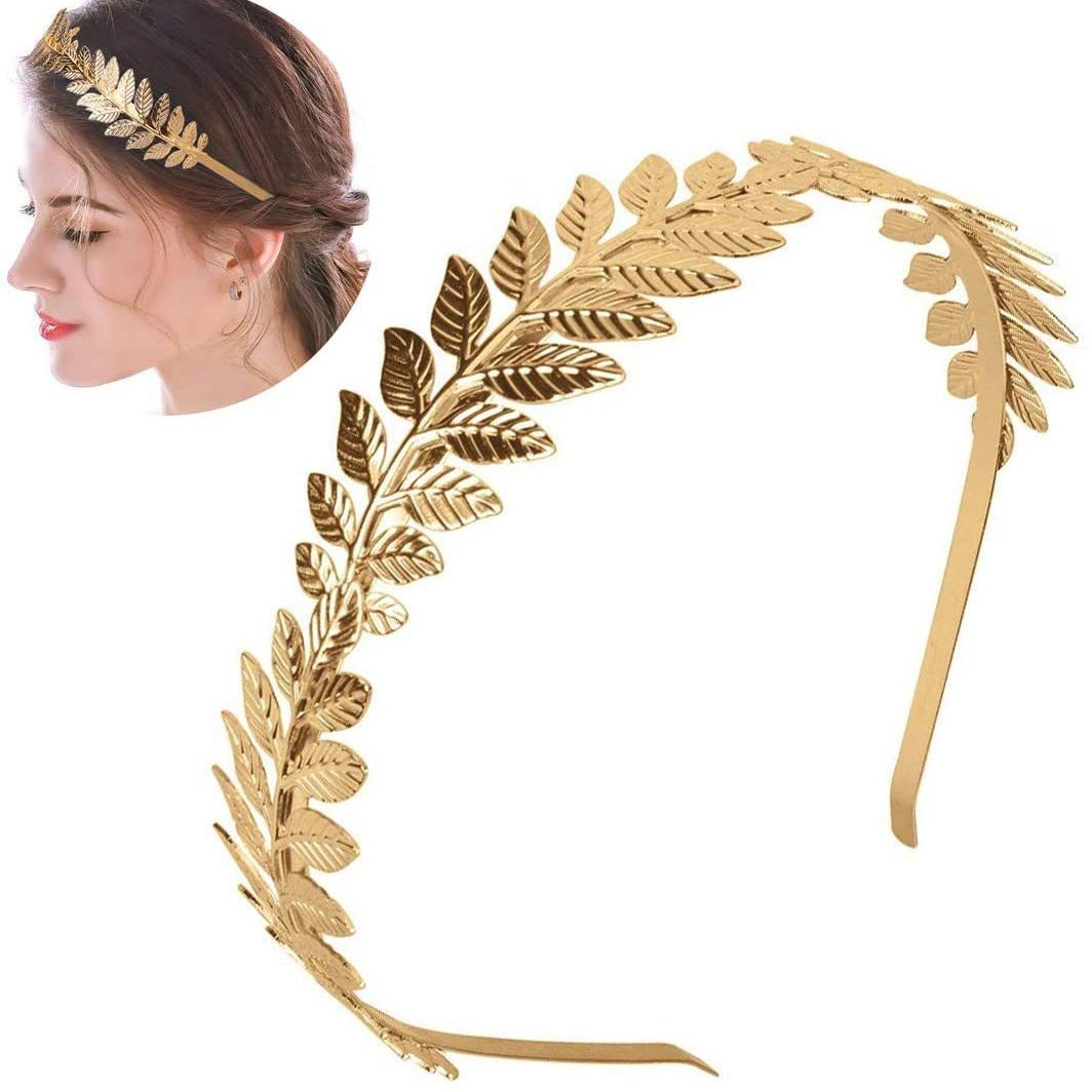 Wedding Supply Store - Barock Goldenes Metallblatt Stirnband Kopfschmuck Krone
