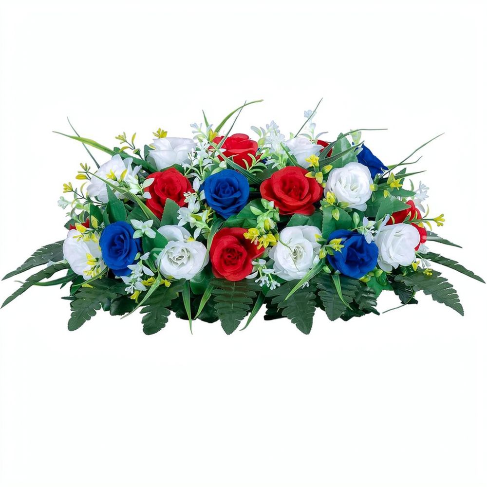 Supply Wedding Venue - Gedenk-Kranz-Set mit Topfpflanzen, dekorative Seidenpflanzen als