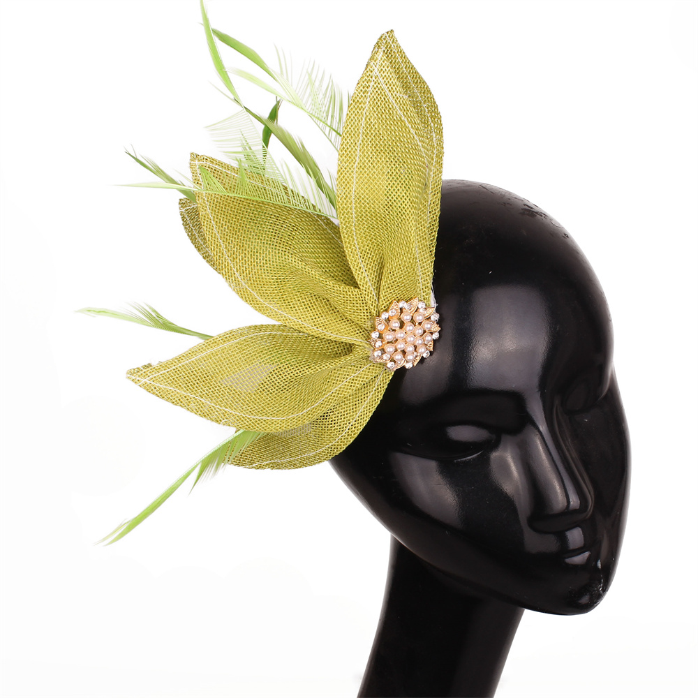 Wedding Supply List - Elegante Braut-Haarspange mit Schleife, Hochzeits-Fascinator-Haarkamm für