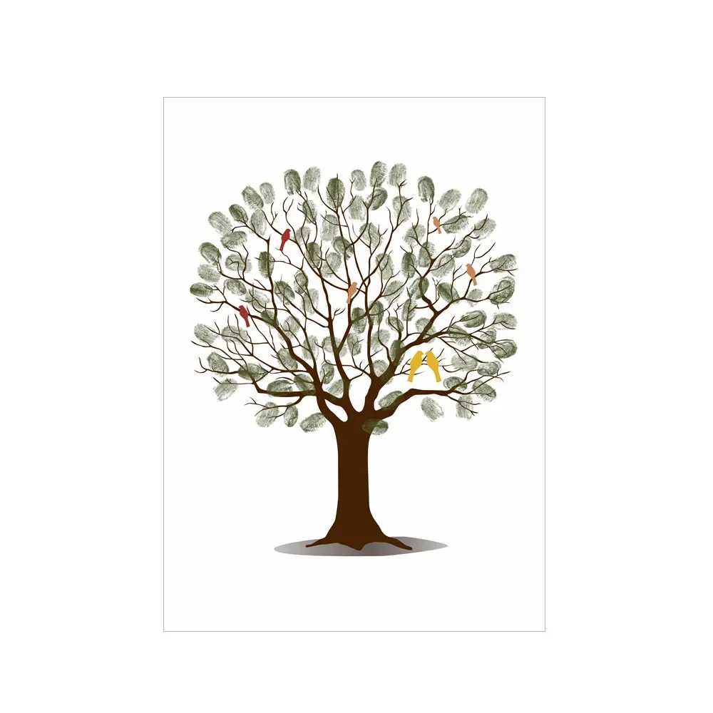 Hochzeits-Fingerabdruck-Baum L – Wedding Souvenir Bewertung und Preis
