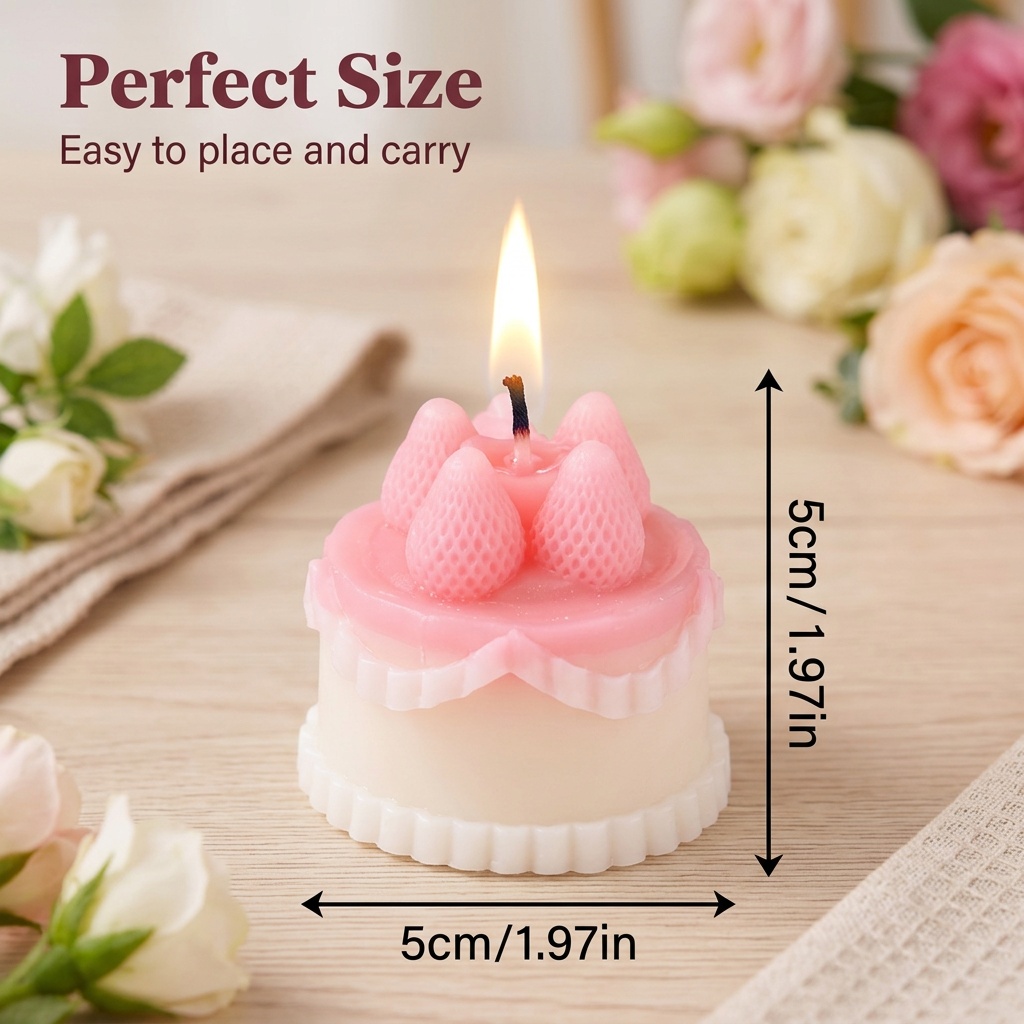 1 Stück Kuchenförmige Duftkerz – Wedding Souvenir Bewertung und Preis