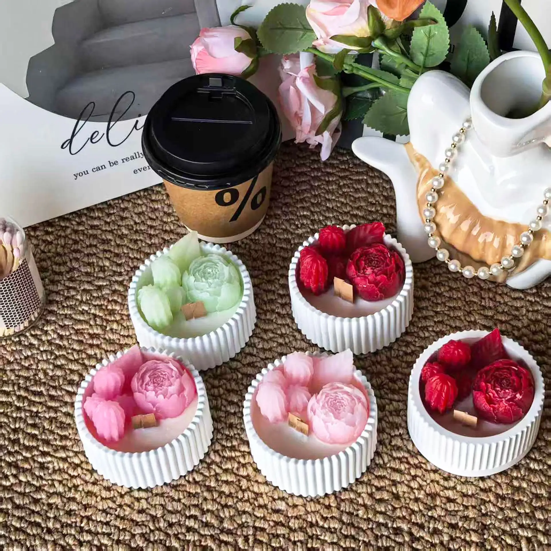 2 Stück Blumen-Rosen-Becher-Du – Wedding Souvenir Bewertung und Preis