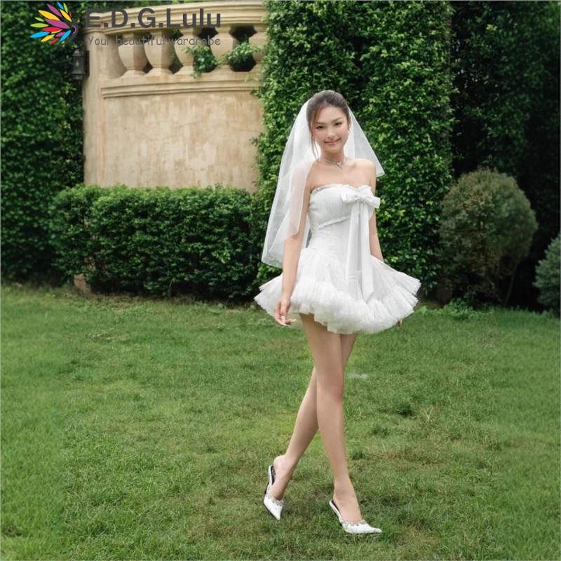 EDGLuLu Trägerloses Bogen-eleg – Wedding Lulu Bewertung und Preis